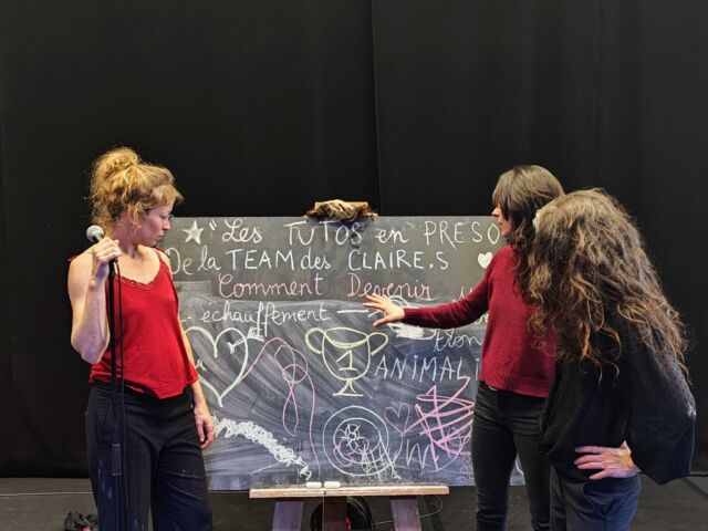 AY-ROOP [LABORATOIRE PERMANENT CIRQUE] 🔴 Cette semaine, nous accueillons Sandrine Ricard et Claire-Lise Daucher en résidence autour de Rock'n'Round ! Pour découvrir leur travail, rendez-vous jeudi 1er décembre à 18h à AY-ROOP [LE LIEU] 🥳
Gratuit, dès 5 ans. 
👉 Réservations : https://my.weezevent.com/rockn-round-cie-la-choupa-choupa